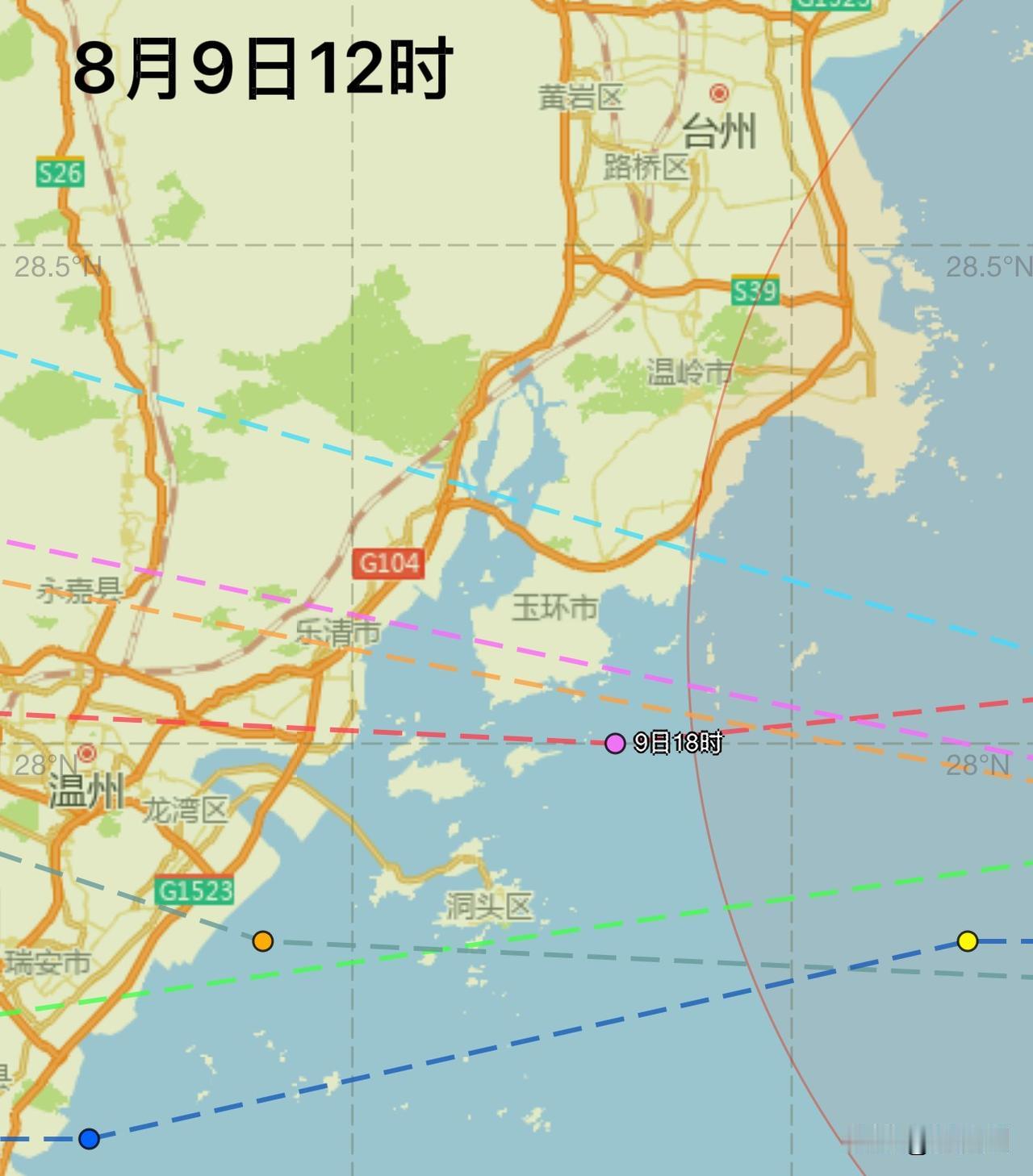 台风白海豚最新路径！与预测路径相比略有北抬

截至8月9日12时，台风白海豚最新