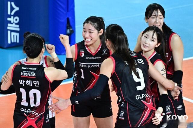 国际排坛动态韩国女排正官庄 3-0（25-21/25-16/25-19）  高速