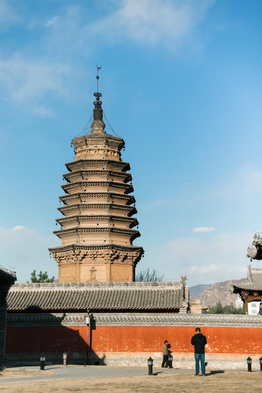 浑源圆觉寺塔｜你那里天气好吗？晴空万里！