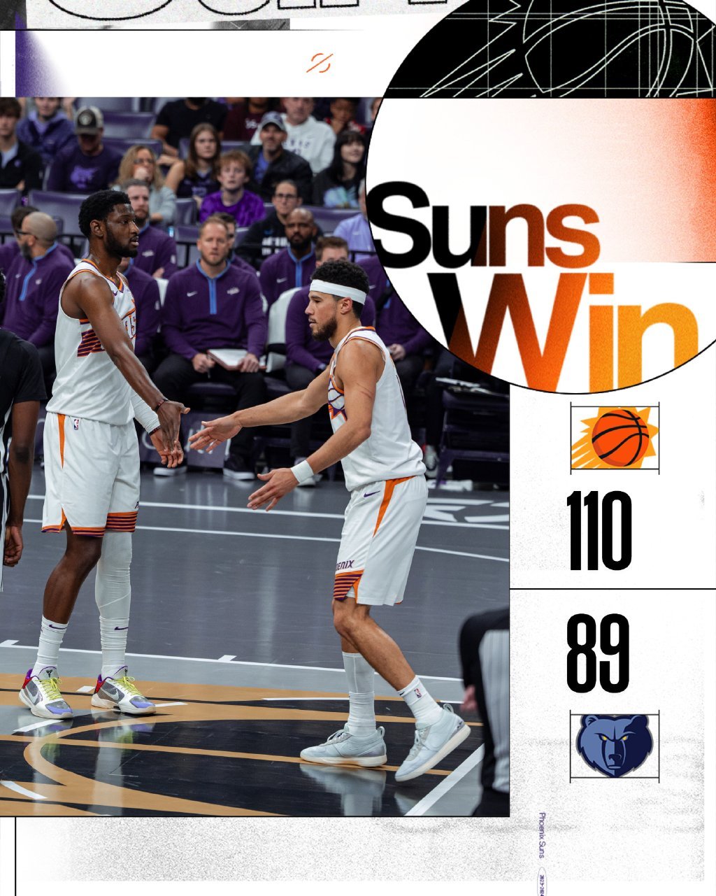 #太阳vs灰熊##布克40分##杜兰特终于休息了# 布克爆砍赛季新高40分，另外