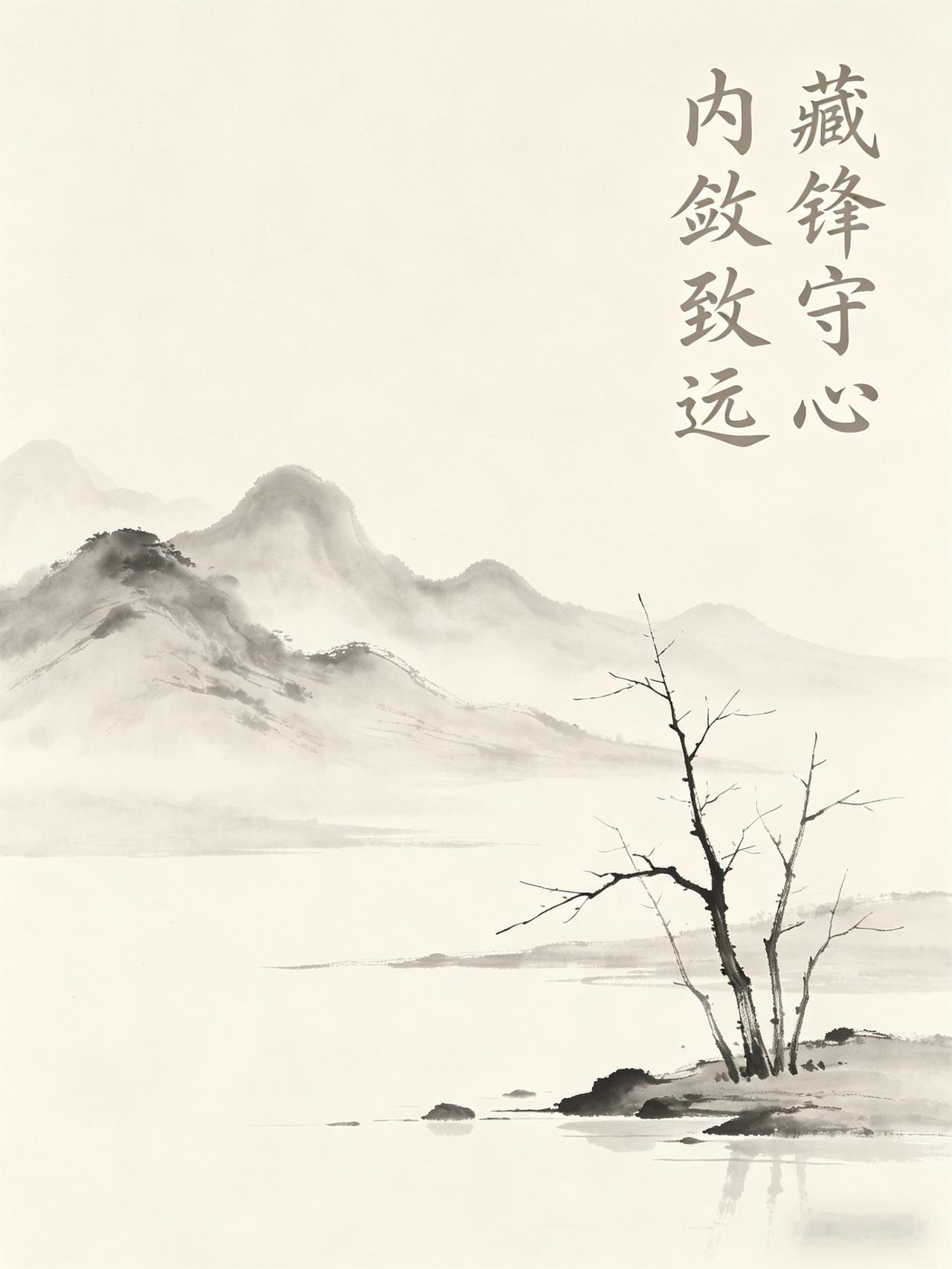 藏锋守心修己身，内敛沉淀方致远
 
见过太多急于出头的人，有点成绩就四处张扬，有