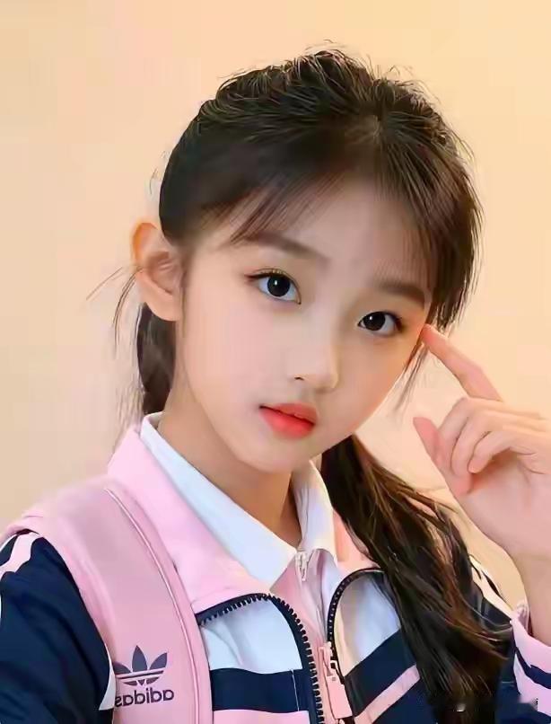 底子好的小美女。