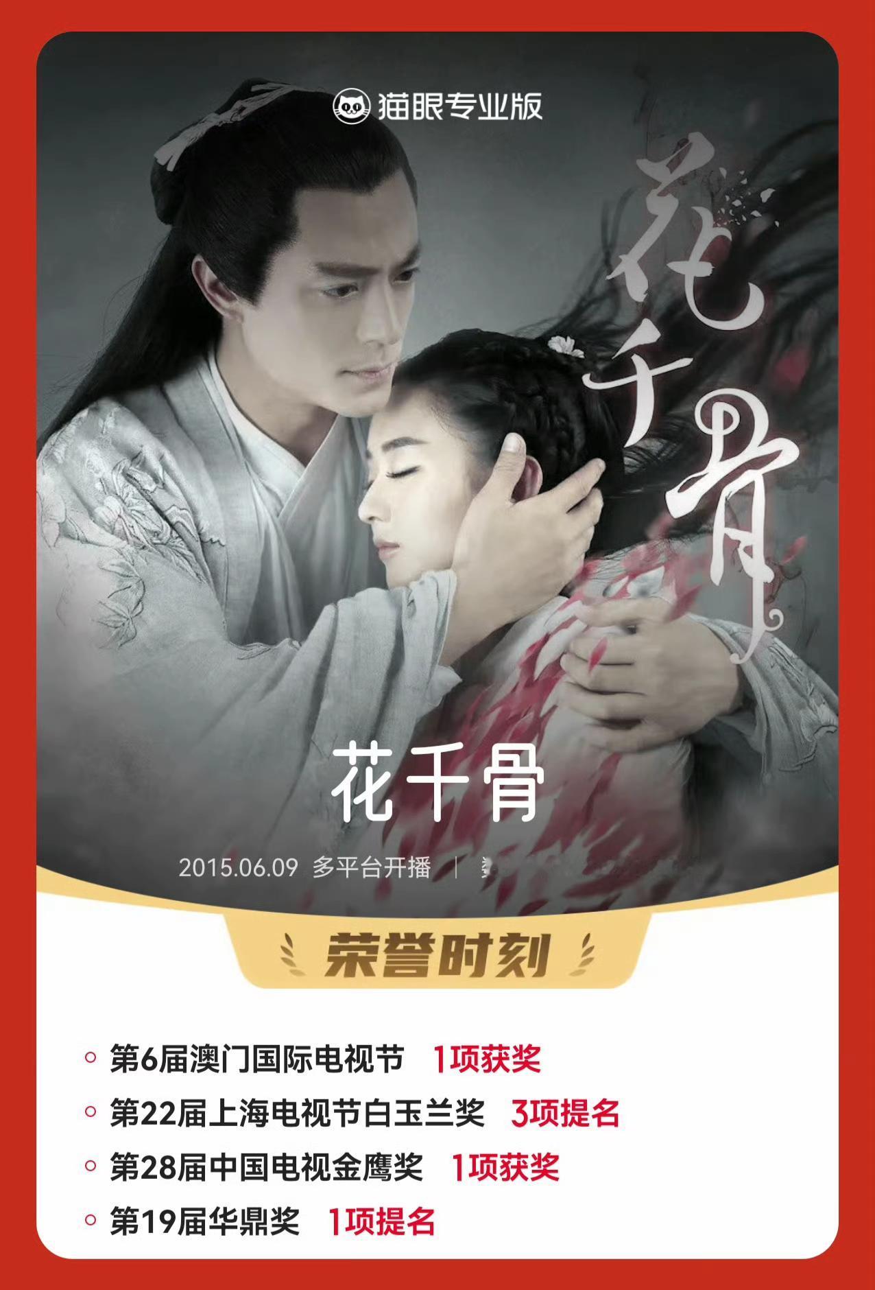 现象级大爆剧《花千骨》开播十一周年！

我们小骨十一岁啦[比心]