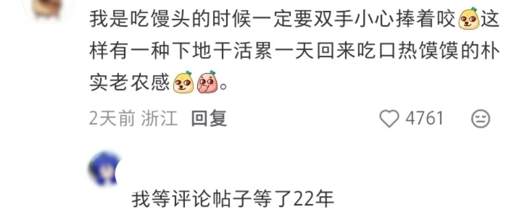 每次剩半块饼就会拿纸包起来装逃荒的古代人 