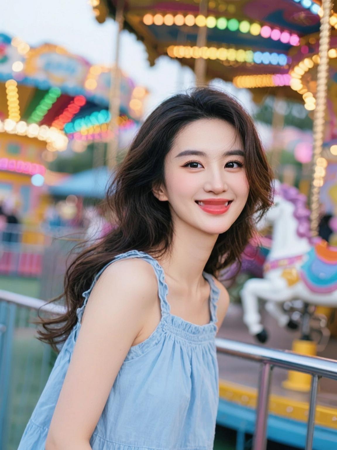 乐园随拍 爱了爱了 自拍分享 精致妆容 女生拍照姿势