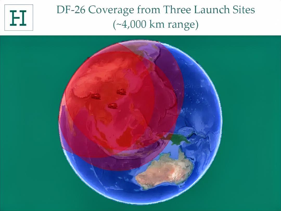 东风-26是中国自主研制的第四代中远程弹道导弹，绰号“关岛快递或关岛杀手”，是中