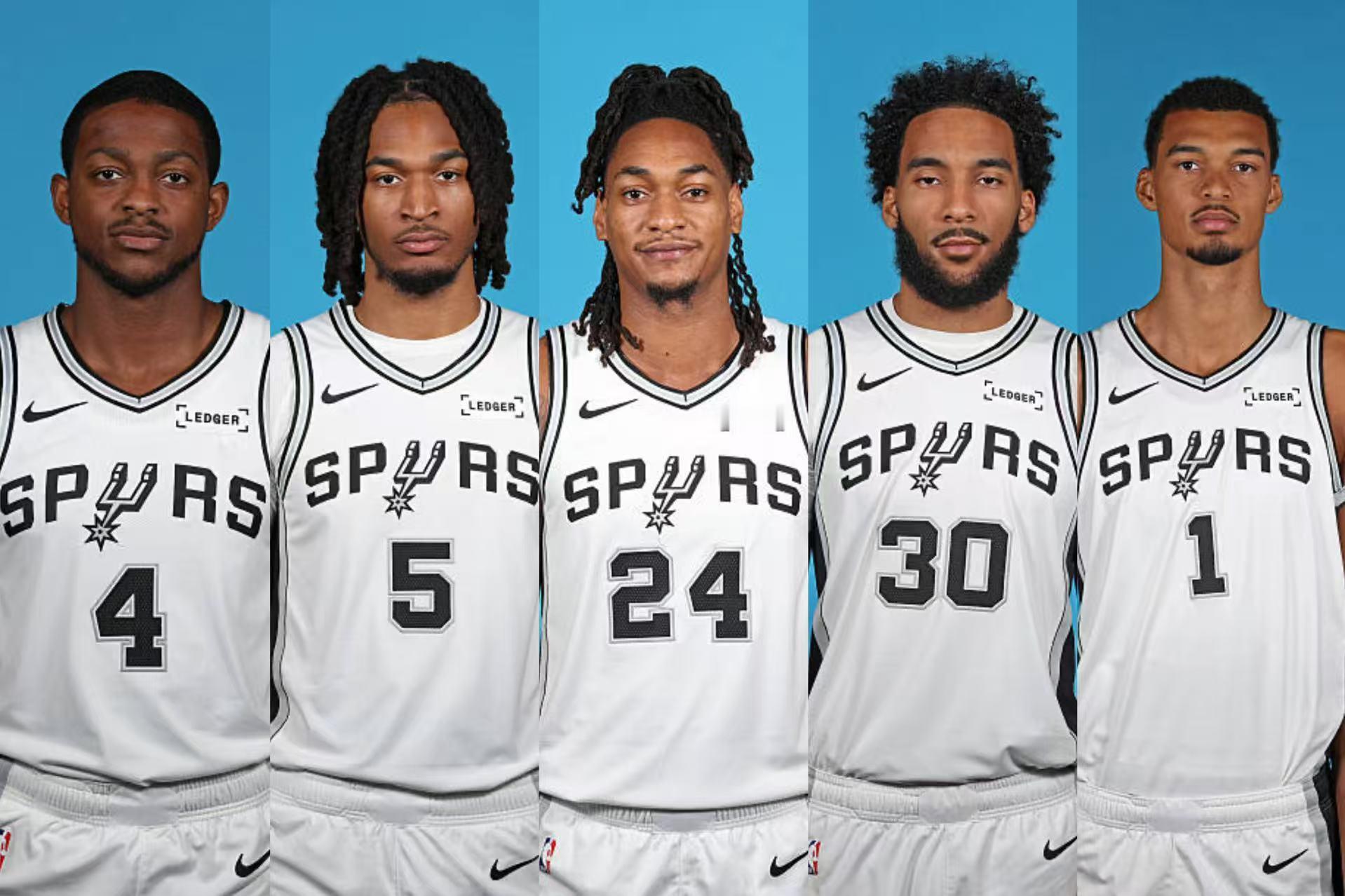 湖人今天首发：巴夫金，肯纳德，拉拉维亚，八村塁，海斯马刺首发：福克斯，卡斯尔，瓦