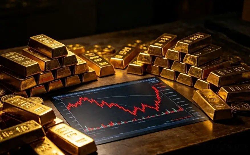 金价两月大跌超1200美元，加息预期压制行情，黄金长牛并未终结短短两个多月，国际