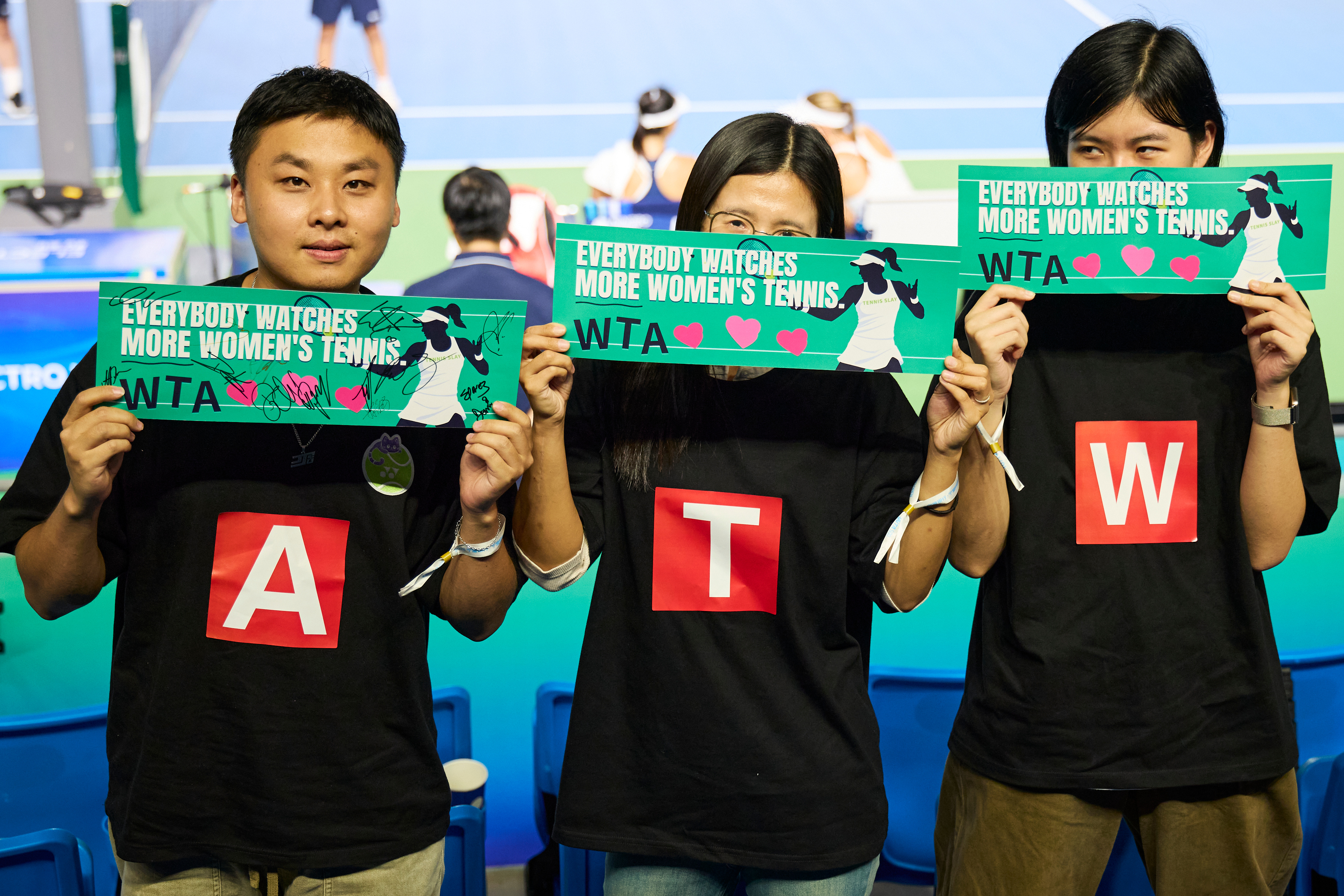 Everybody watches more woman’s tennis！宁波