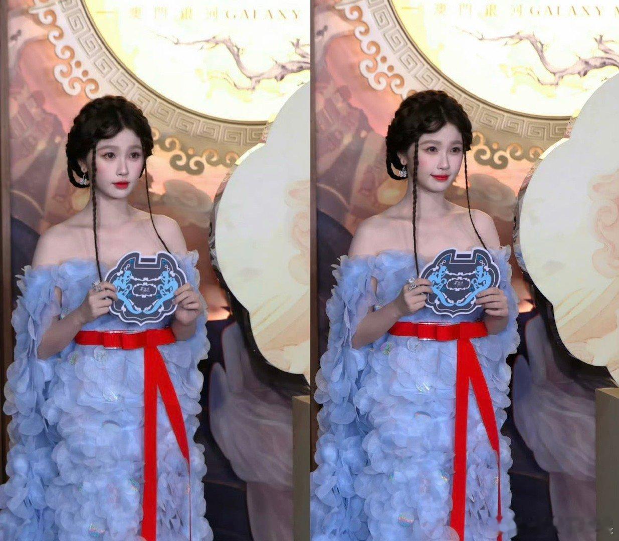 #虞书欣[超话]##虞书欣造型#真的太喜欢这样的造型了，而且对于我们来说，虞书欣