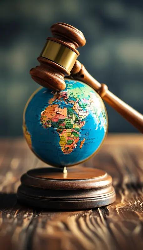 首先是要以联合国宪章为基础建立相关的国际法组织机构，得到联合国会员国一致同意具有