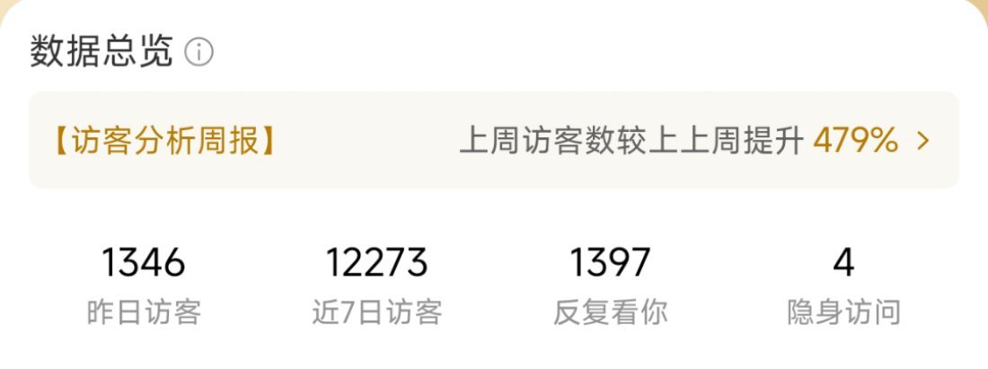 从来没有这么多访客 ​​​
