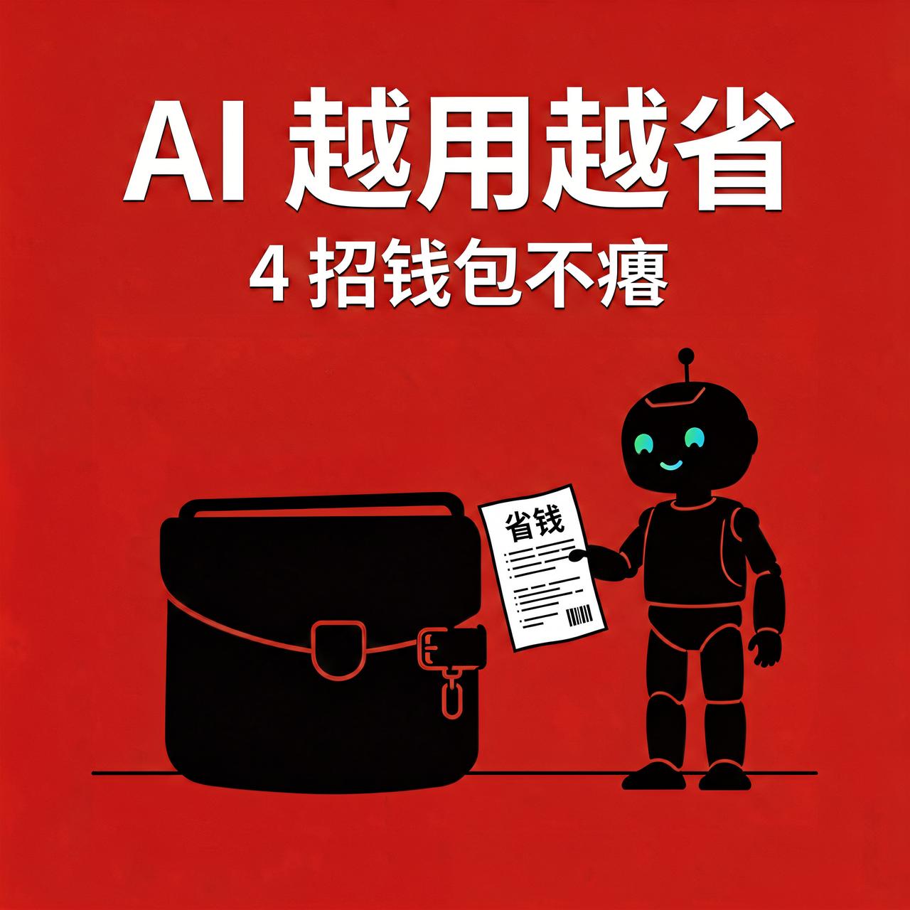 AI 越用越贵？学会这 4 招，普通人也能省一半

AI 订阅一个接一个，钱包越