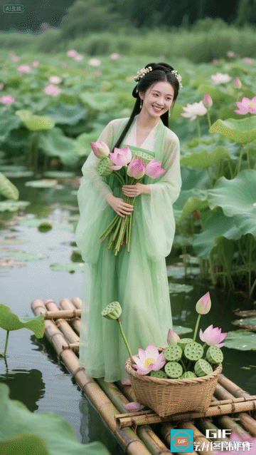 观荷
荷风拂过池塘
夏日藏着温柔
心似莲开
不染尘埃
