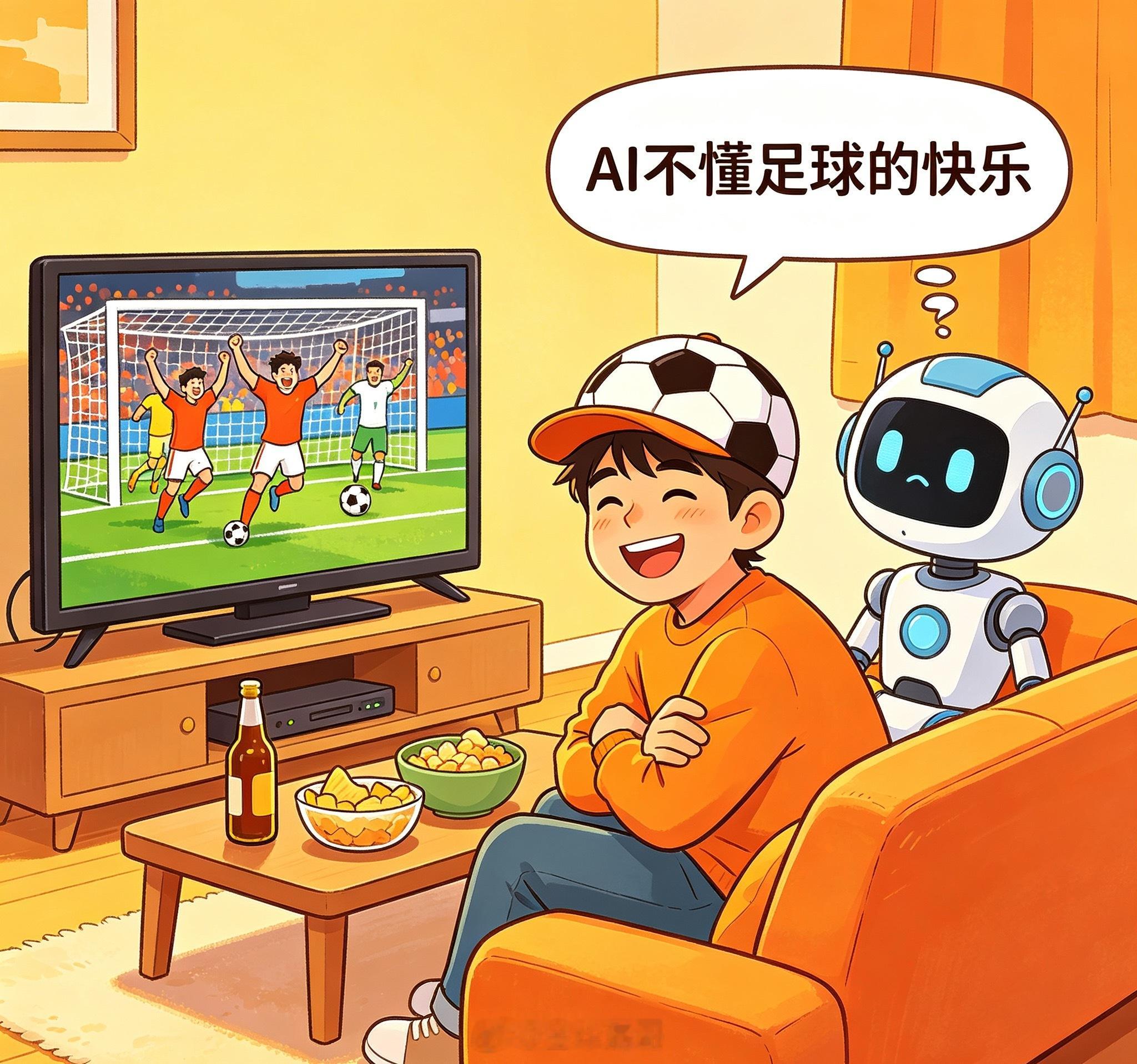 黄健翔调侃AI根本不懂球AI看球肯定比不上人，它也不懂足球的快乐但它可以通过大数