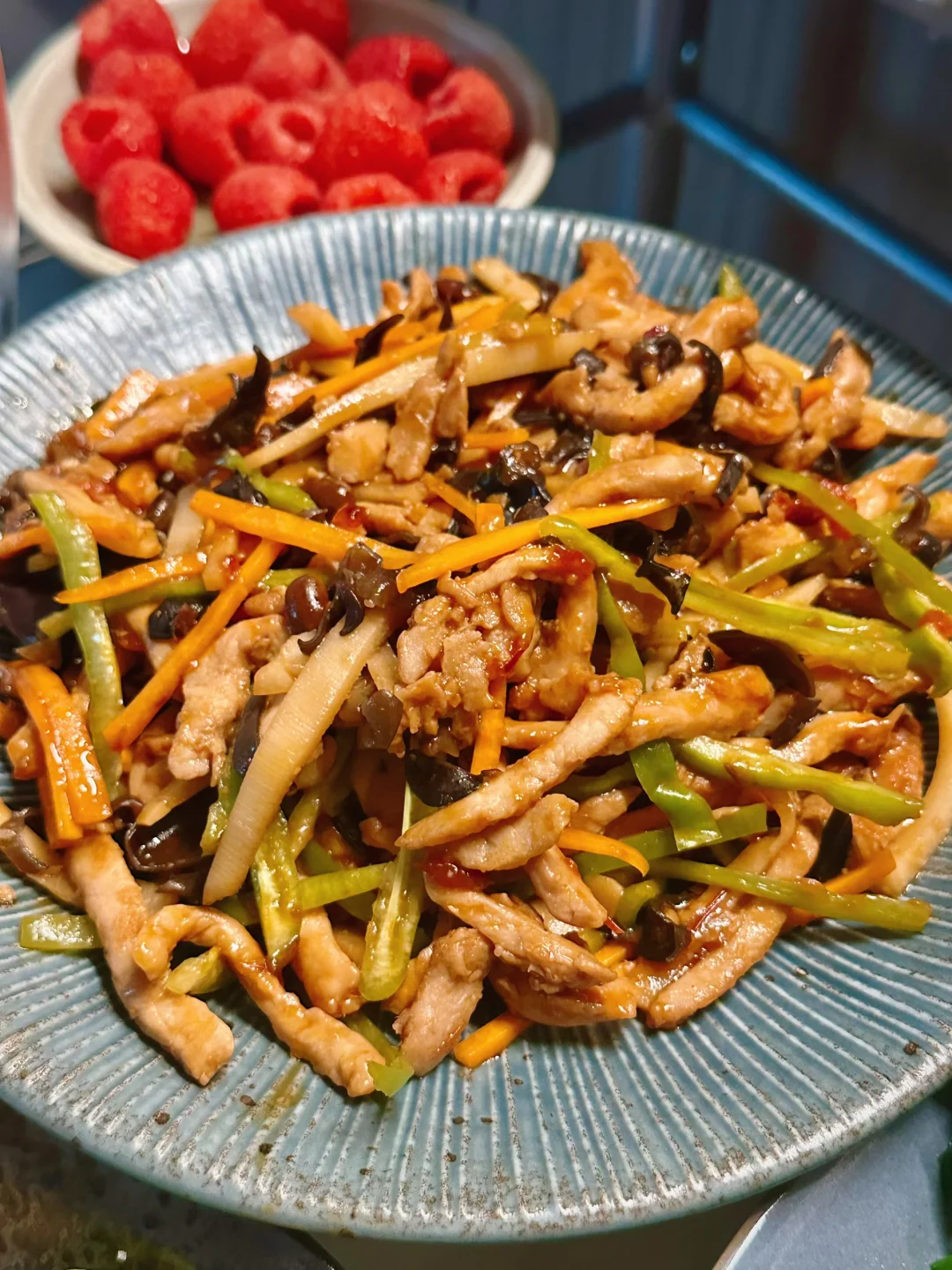 男友招牌菜鱼香肉丝🧑‍🍳只恨米饭没煮够❗️