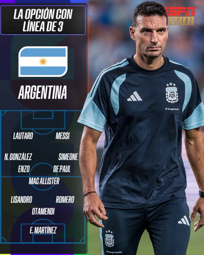 🔥阿根廷vs阿尔及利亚 🇦🇷 斯卡洛尼在训练中排出两套不同的阵容，他尝试了