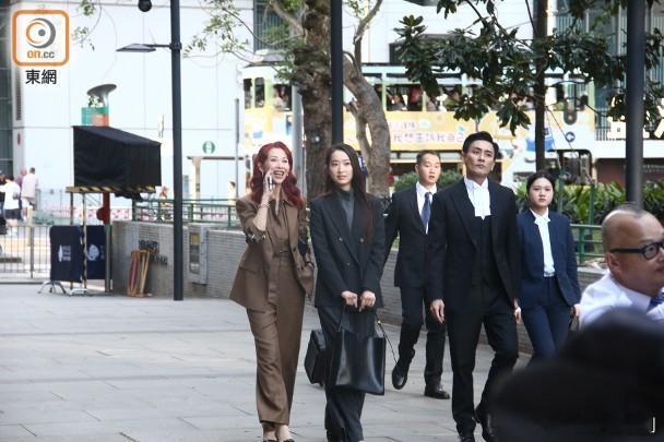 蔡少芬中環開工緊張狂背對白　王丹妮拍劇之初體驗與黃宗澤對簿公堂.由黃宗澤、蔡少芬