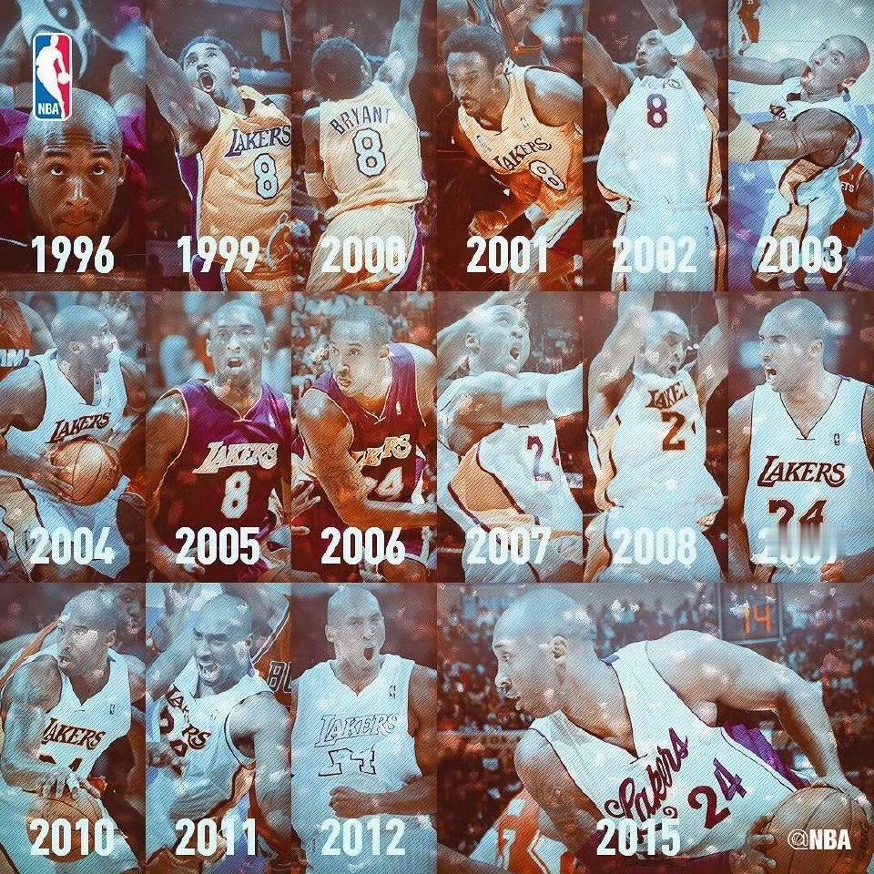 每段青春都会苍老，但记忆里的你始终美好❤️科比退役的第3542天&科比睡着的21