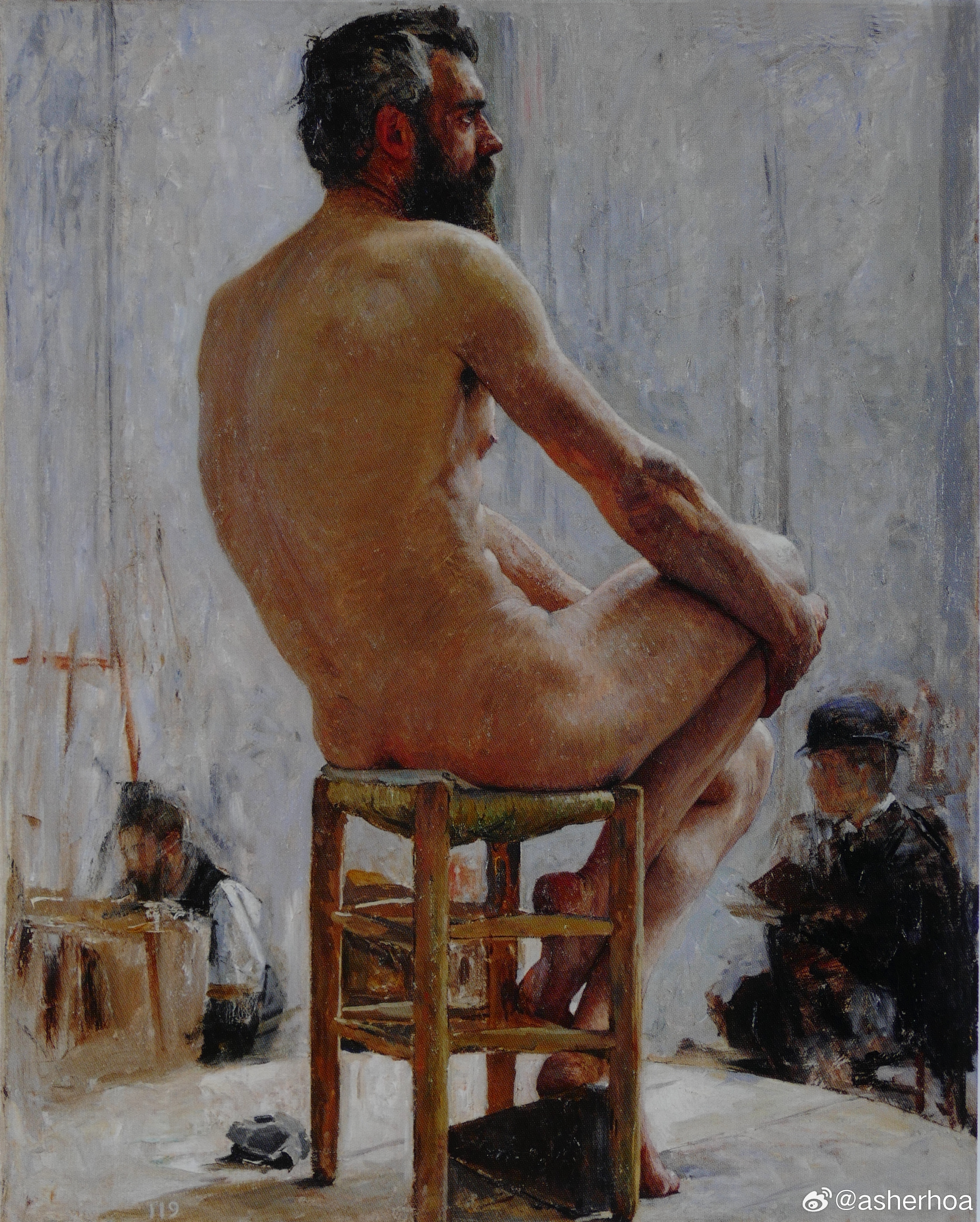 西洋历史文化鱼缸 法国画家埃德加·马克森斯（Edgard Maxence，187