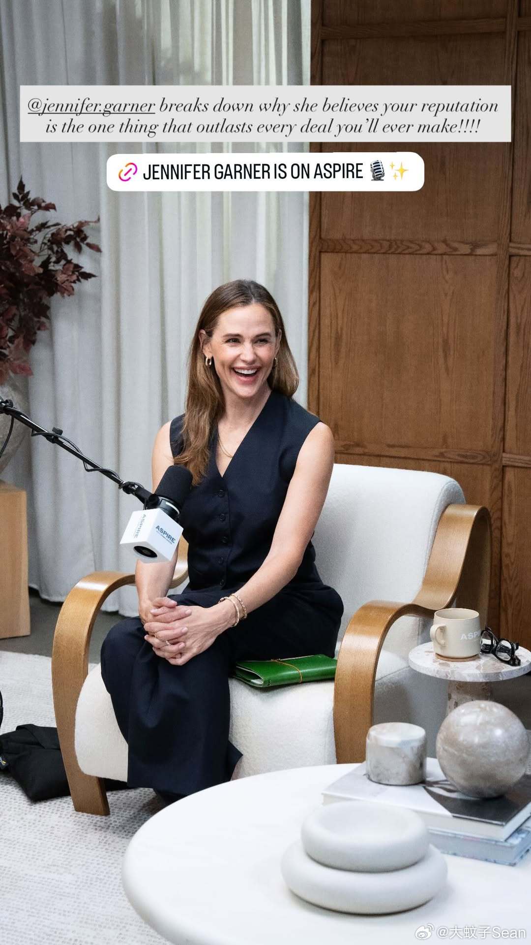 jennifer garner詹妮弗加纳做客《Aspire with Emma 