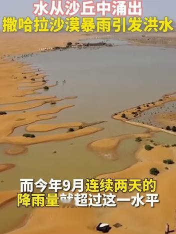 震惊！撒哈拉沙漠，一个炎热干旱、沙漠绵延的地方，竟然发生了罕见的洪水灾害，以前还