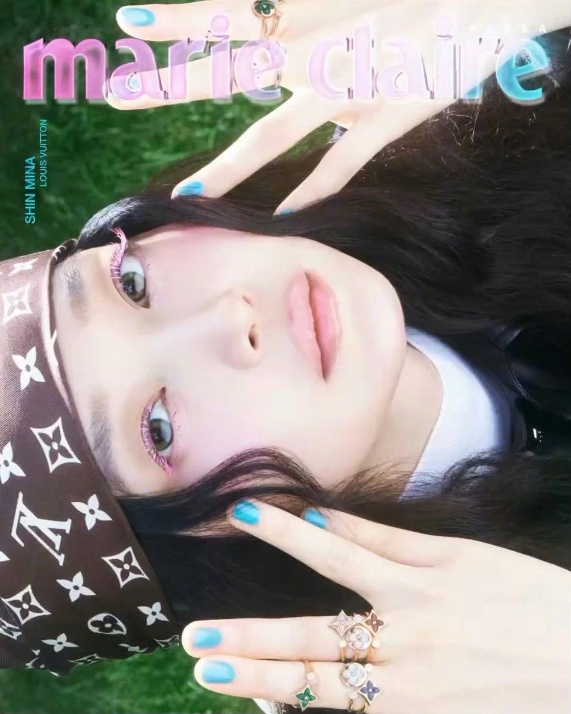 申敏儿 x Marie Claire 韩版8月刊封面大片LV女郎新宣传，美丽自在