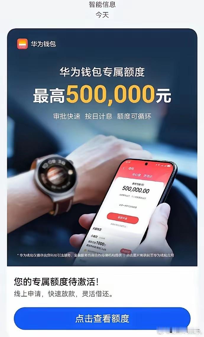 现在很多科技企业，特别是那种寡头型大公司，都在放贷，就连一心一意做手机的华为也推