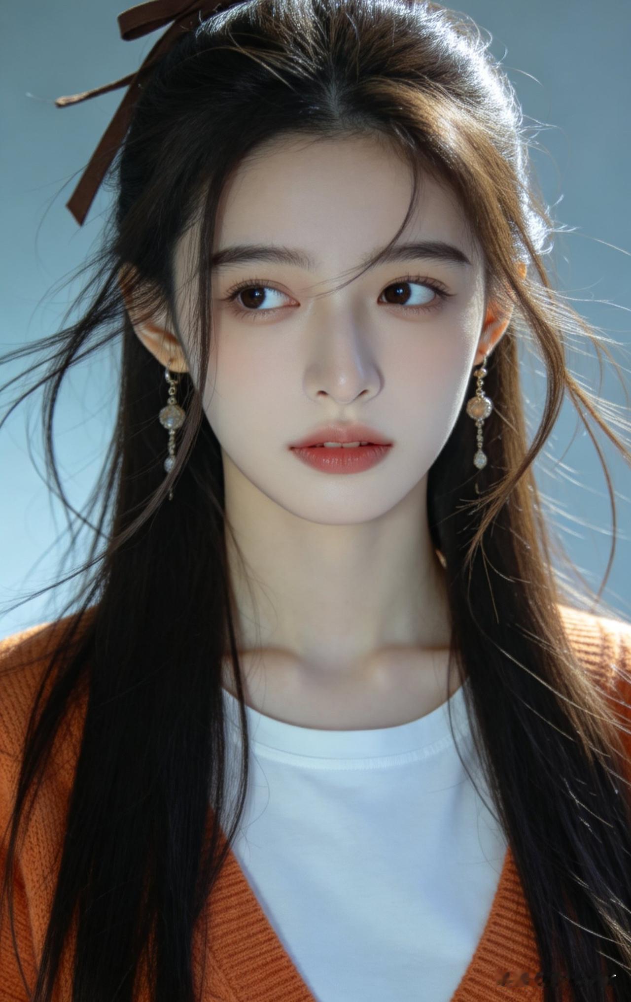 这姑娘好美，发型和妆容绝了！