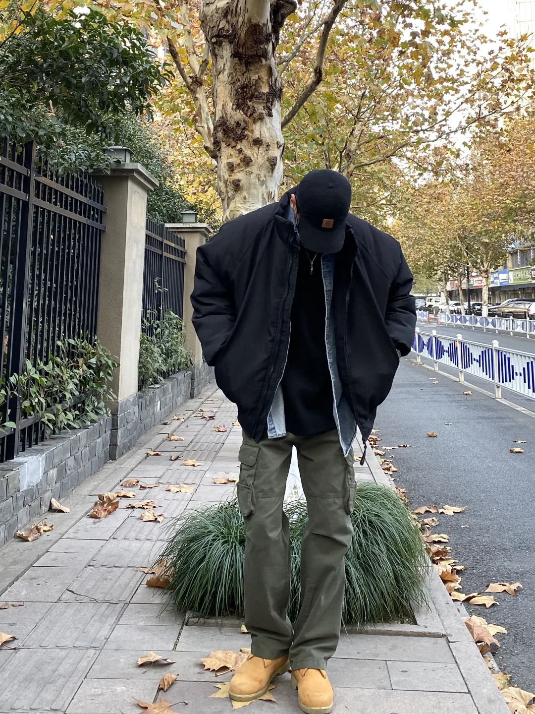 初冬穿搭|硬汉工装风搭配