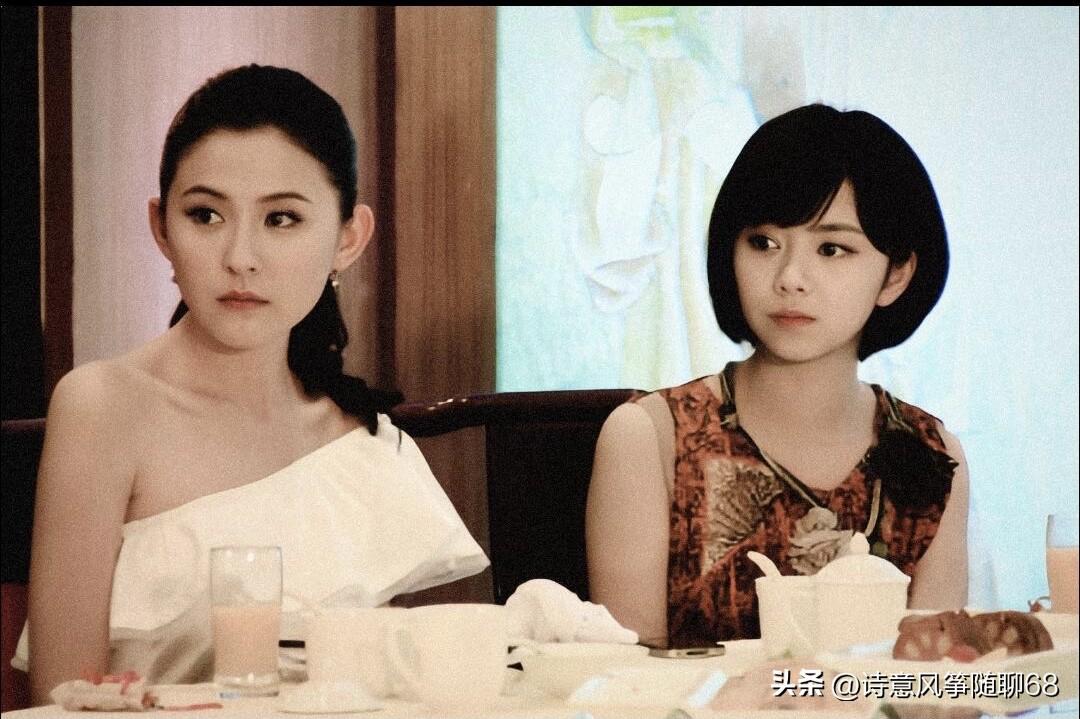 两位演员不同时期的颜值，她们差不多年龄的两个女明星，还是长着娃娃脸的谭松韵看起来