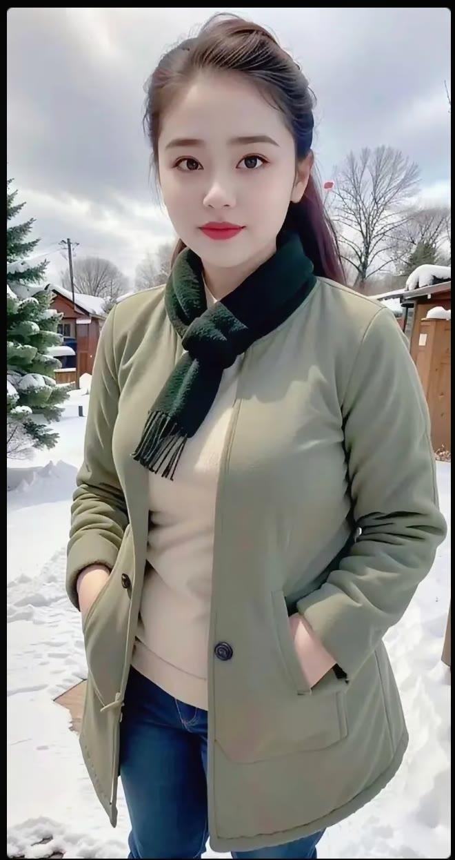 雪中独立，寒意入骨。