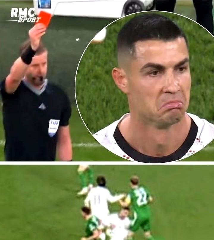 0球，0助攻，1个报复性肘击，1张红牌。
就这么几个字，直接给我看愣了。
讲真，