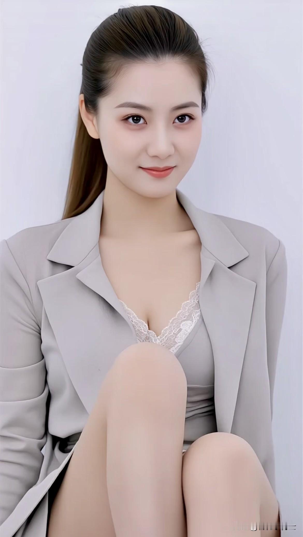 分享美女穿搭服饰简简单单的穿搭，时尚又好看[可爱]