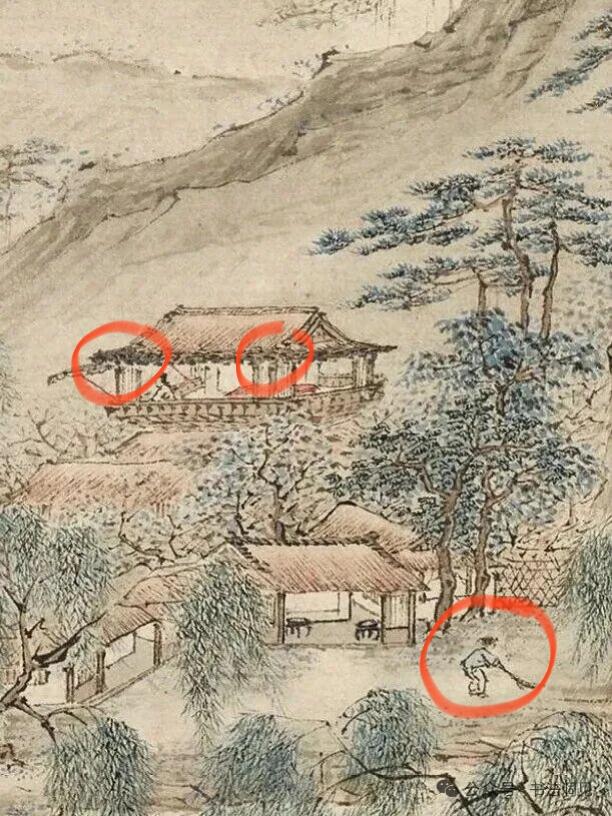 庞莱臣收藏并捐赠给南京博物院仇英画的《江南春》绝对是仿品。今天再观此画，发现了几