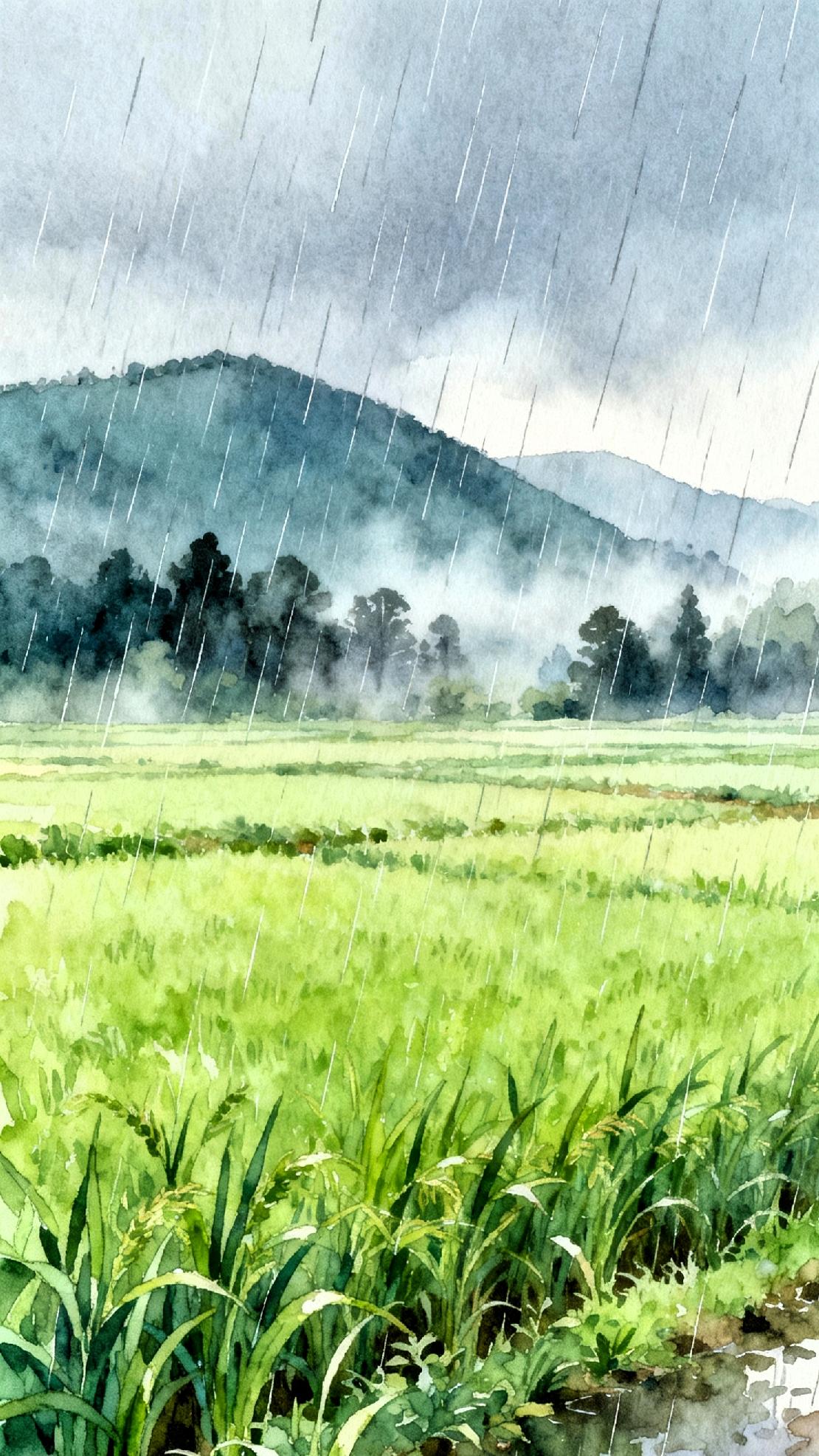 雨洒四野八荒