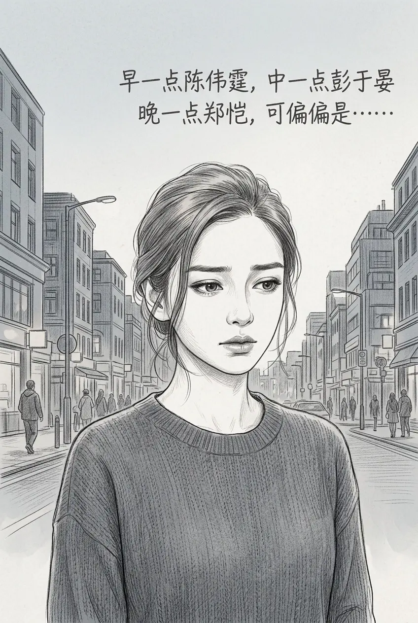 早一点陈伟霆，中一点彭于晏，晚一点郑恺，可偏偏是…