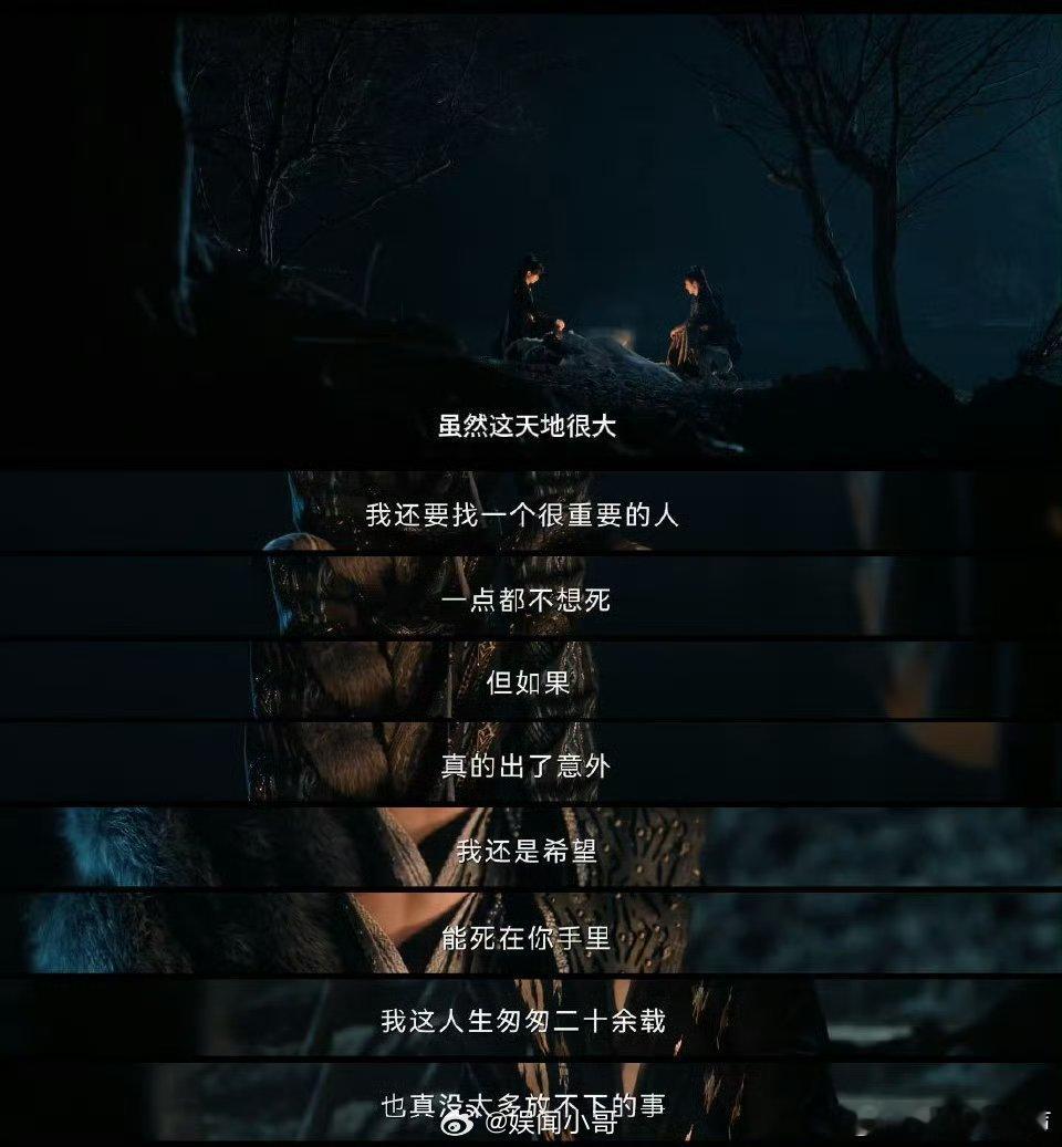 嗑到成毅郭俊辰兄弟线了 谁懂啊！王权富贵和权如沐这对兄弟线太戳心了。偷偷做朋友却