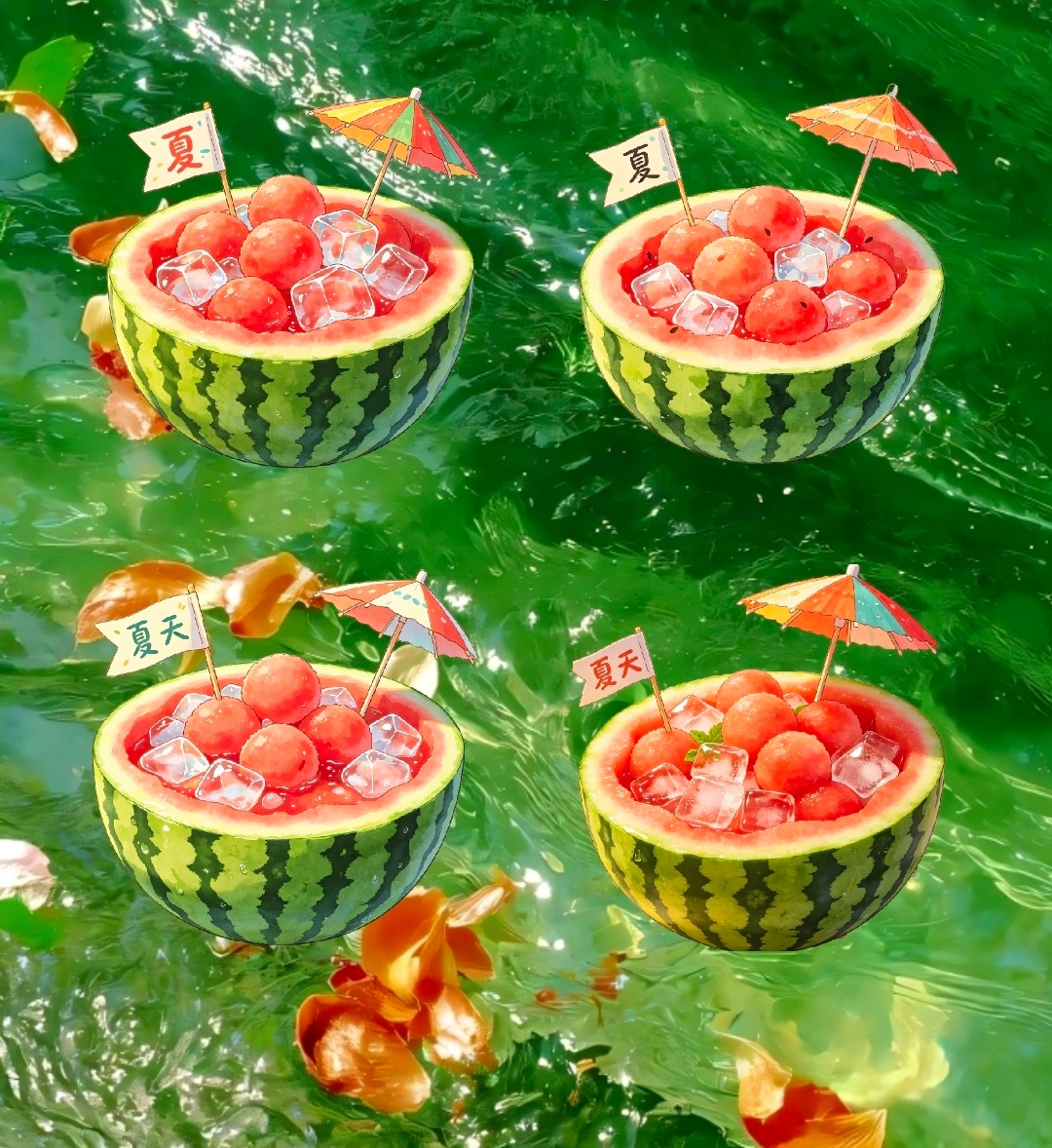 妙玩小组件 | 贴纸夏天到了，手机桌面上怎么能没有点夏天元素的小贴纸呢（P2-P
