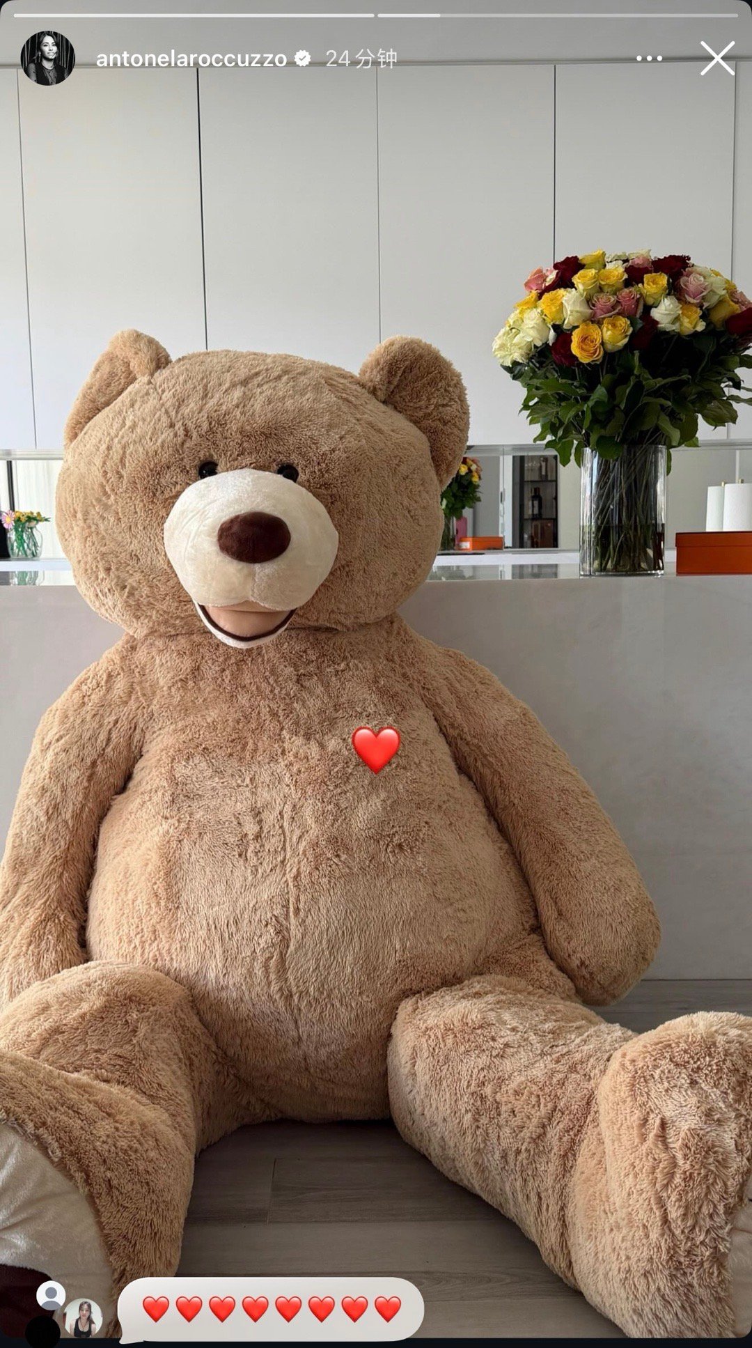 情人节夫妻俩秀恩爱💏20260214 安东内拉更新IG快拍｜梅西送她的情人节礼