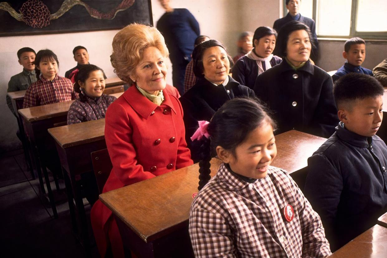 1972年2月21日至2月28日，美国总统尼克松携夫人访华。尼克松总统夫人帕特·