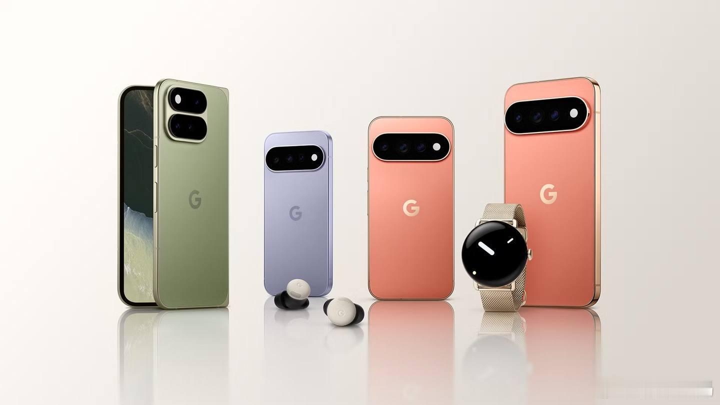 在外面溜达，忘记分享 Google Pixel 11 系列了。全系 Tensor