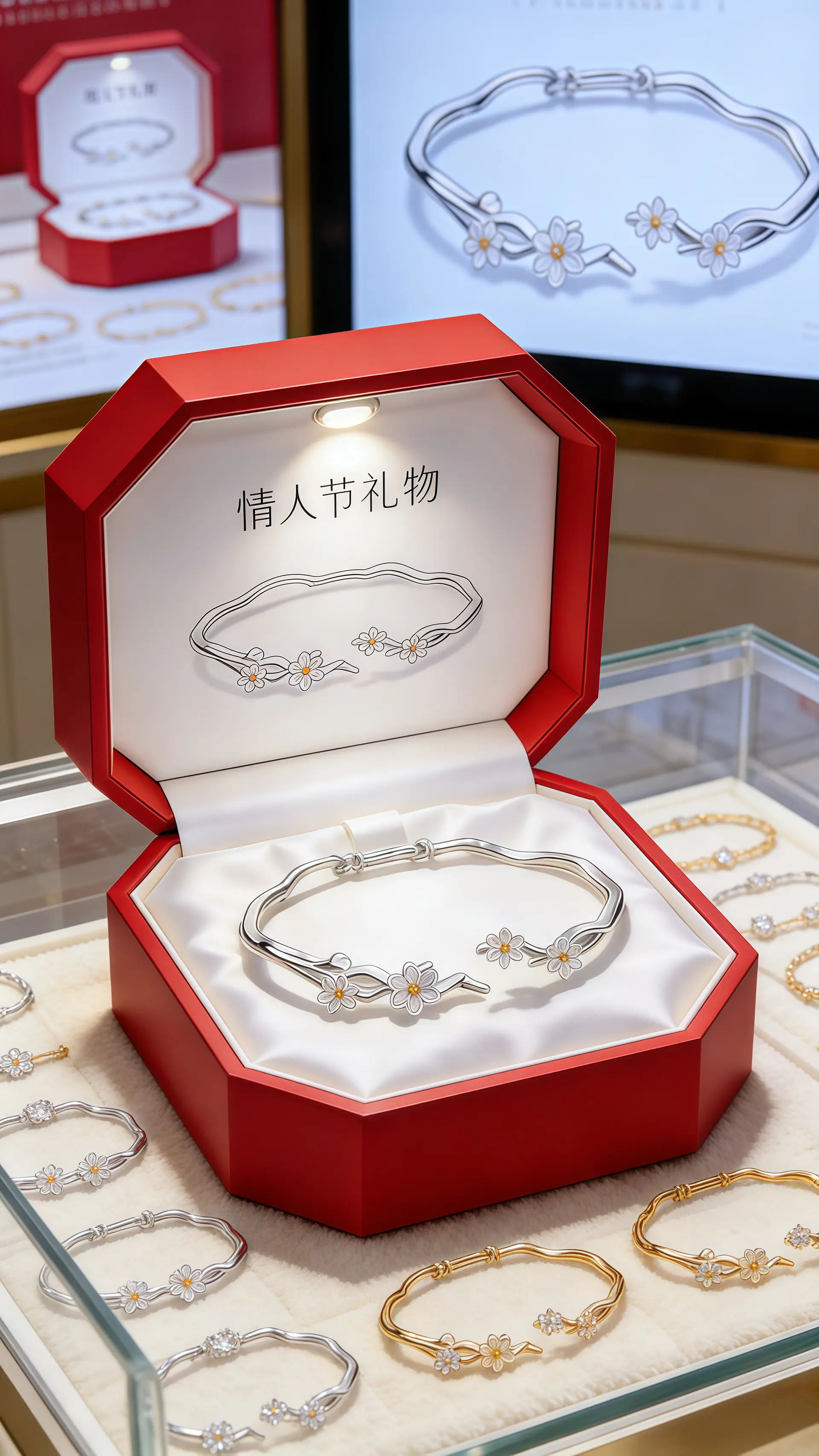 送君茉莉 愿你莫离！不敢想 情人节那天收到这个莫离手镯的女生会有多幸福啊！