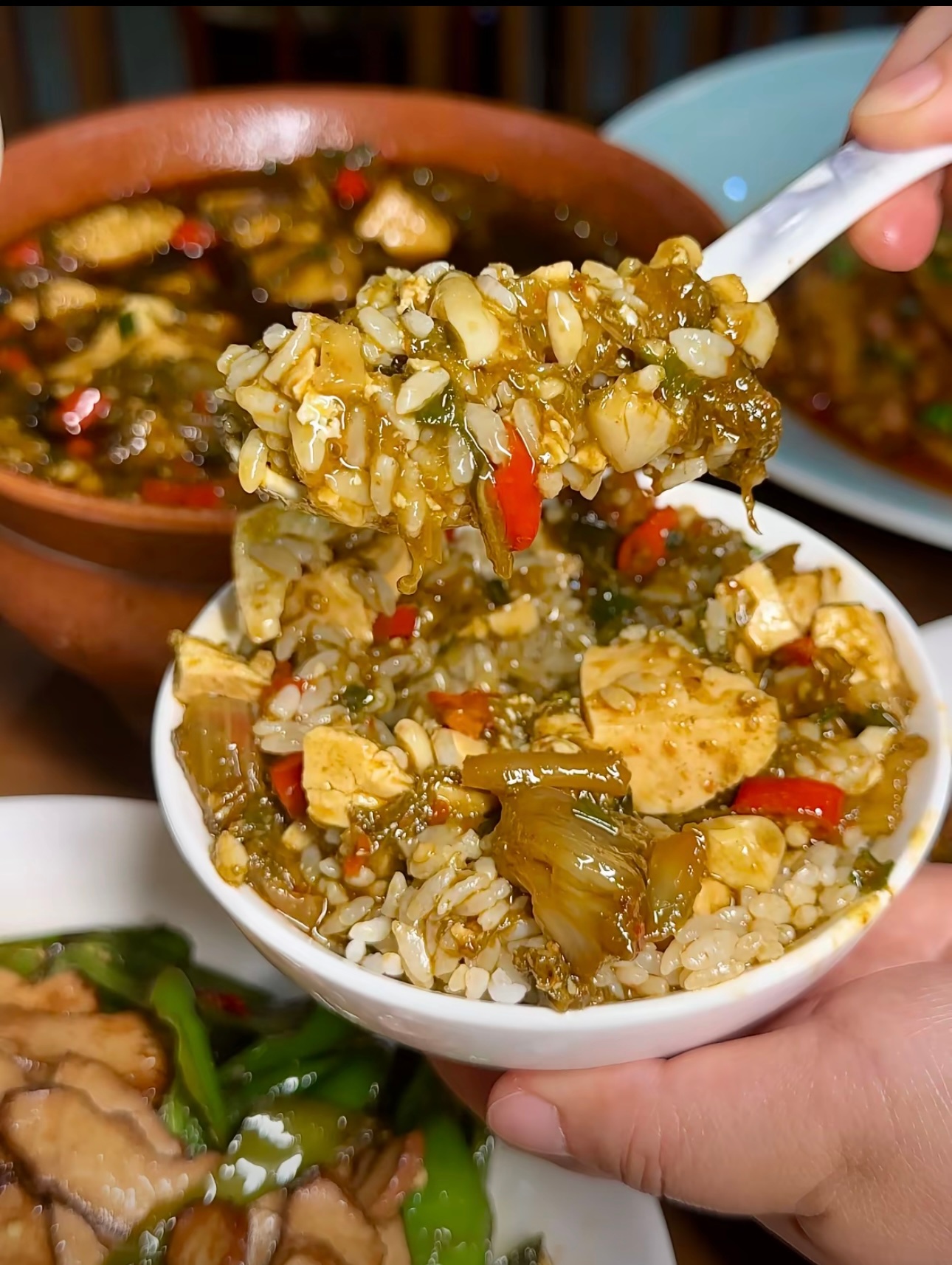 这道千里香（烂腌菜炖豆腐），我能干两碗饭！ 
