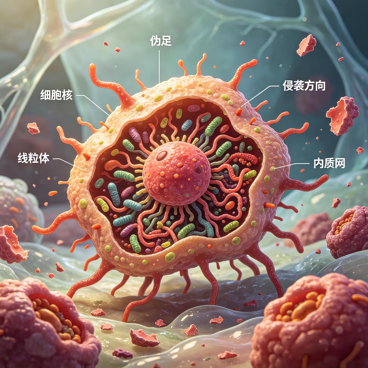 【我是癌细胞：我本良善，是你亲手把我变成了恶魔👿】

大家好，我是你们人人喊打