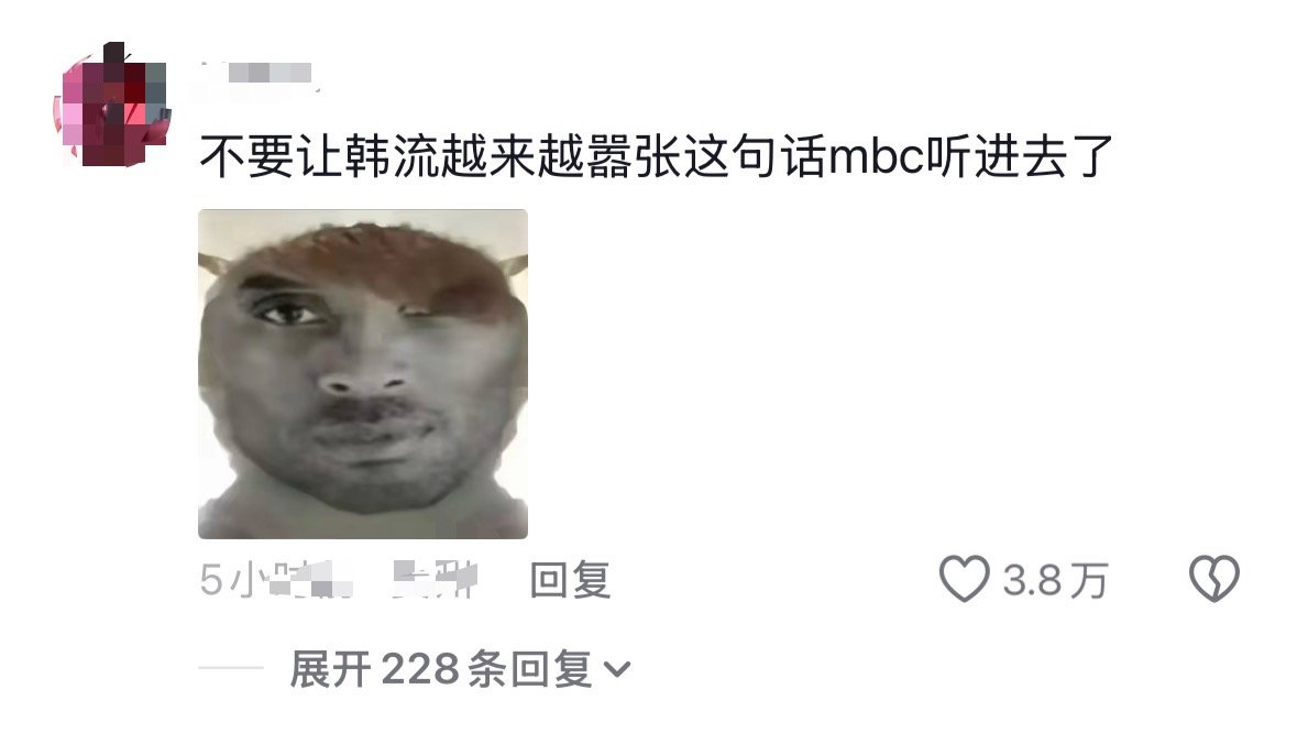 不要让韩流越来越嚣张这句话MBC听进去了 