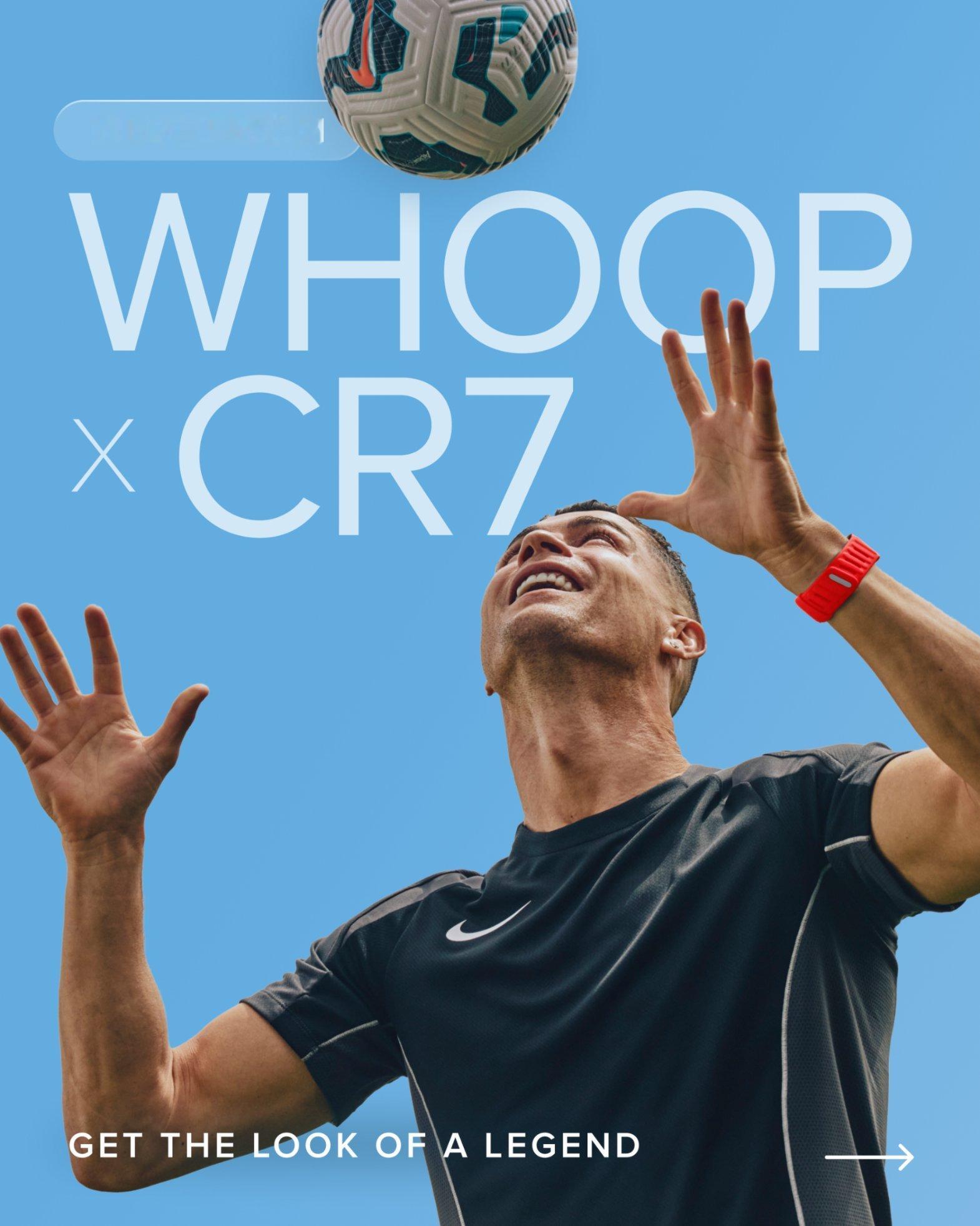 C罗  whoop x CR7联名新款 