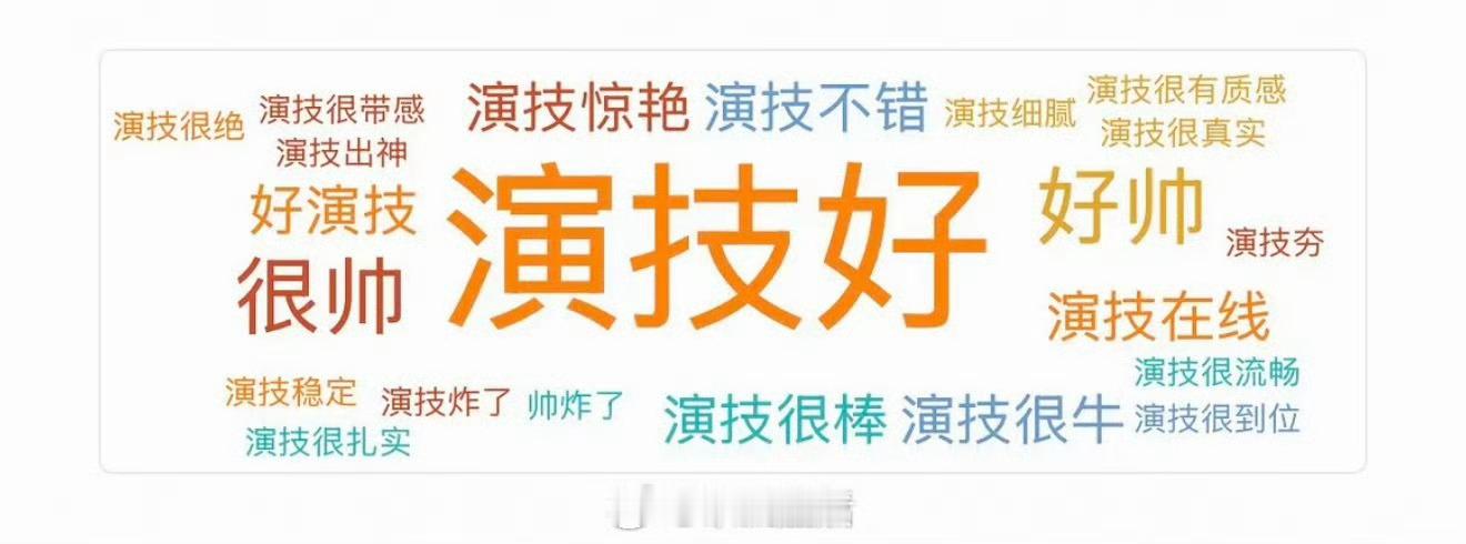 丁禹兮词条关联度最高的是演技好，他演戏观众是真爱看，信念感强入戏快出圈角色多。 