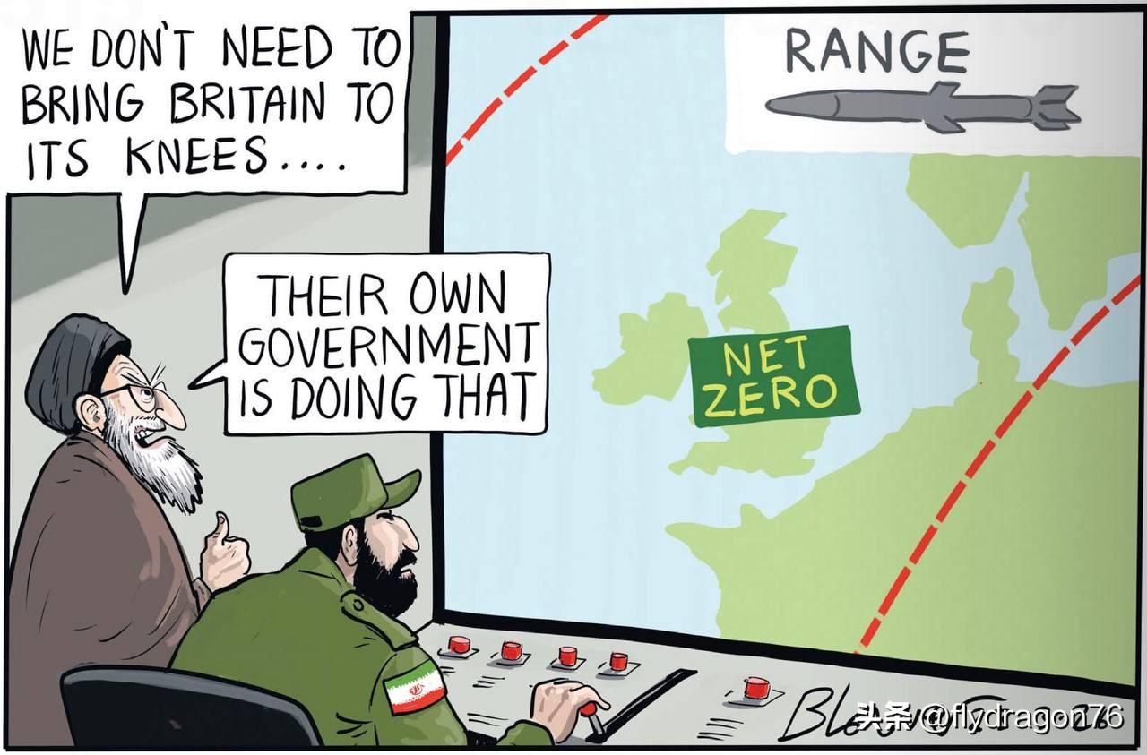 在英国的每一个电视频道上，人们正就伊朗导弹是否能够击中那个该死的小岛——以及伦敦