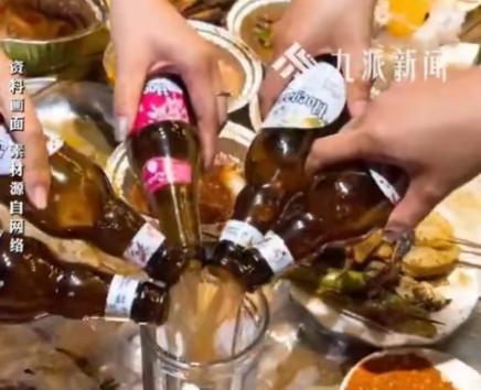 6月8日报道，吉林，一男子在酒店吃饭时，见一女顾客长得非常漂亮，但因女顾客的丈夫
